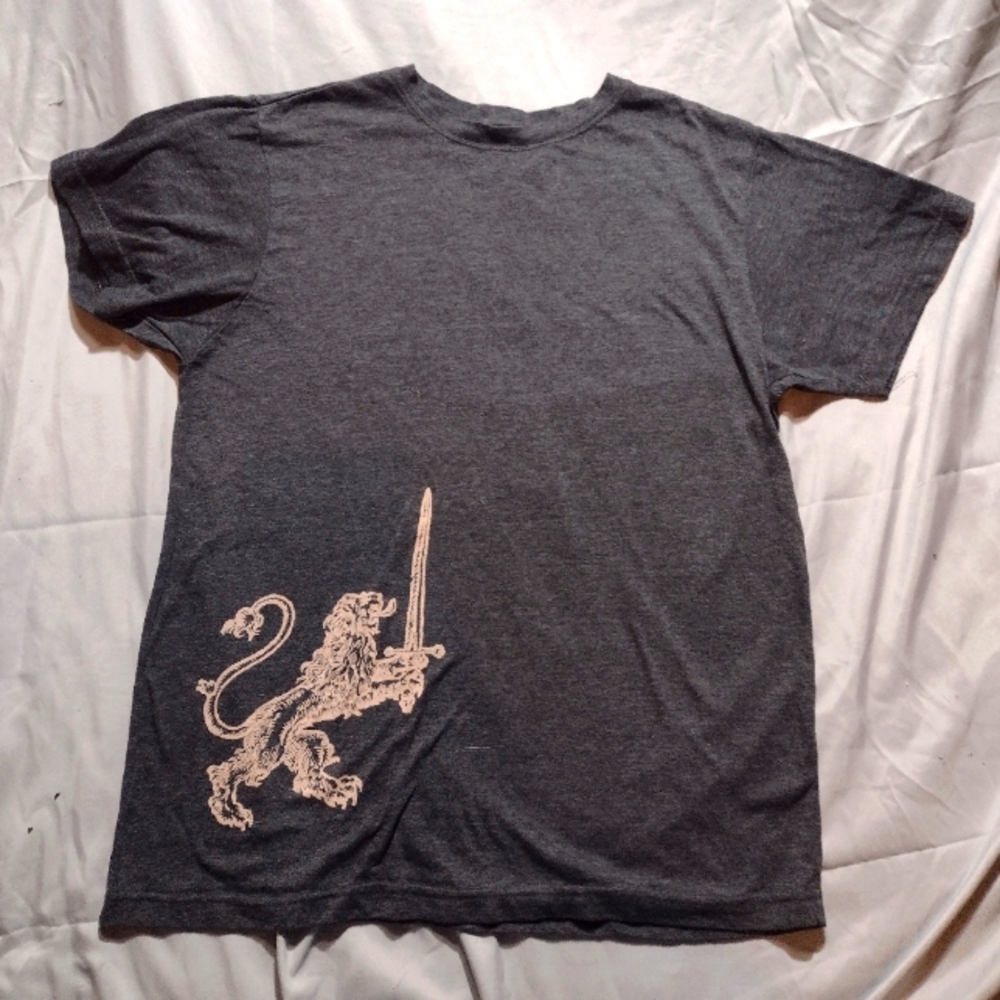 Positano Men's Gray Short Sleeve Graphic Tee